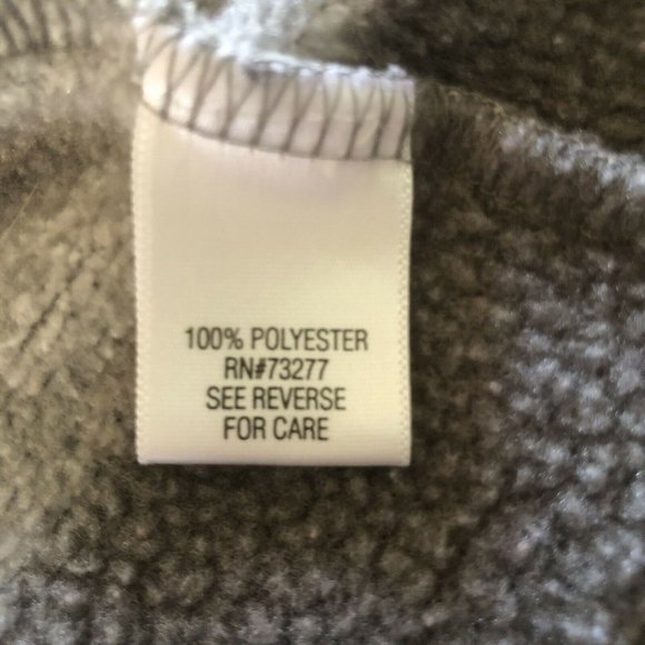 Croft & Barrow Size Medium Shacket Gray on Gray Full Zip Shirt/Jacket - Picture 9 of 12